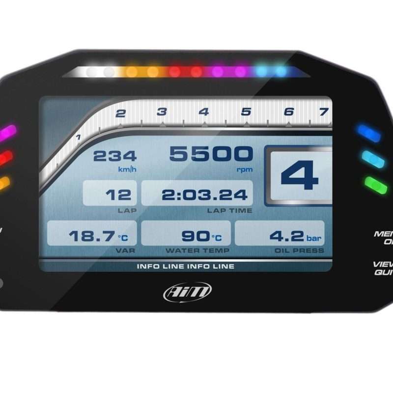 Alternative view of Aim MXS Strada 5" Dash