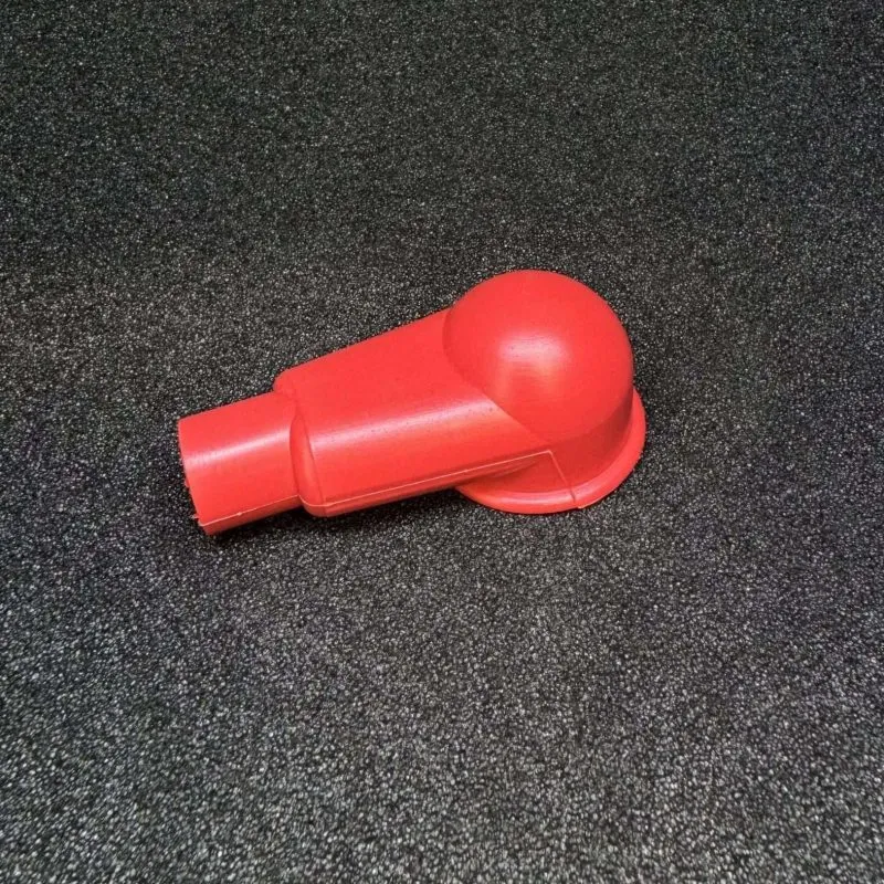 Red battery cable boot