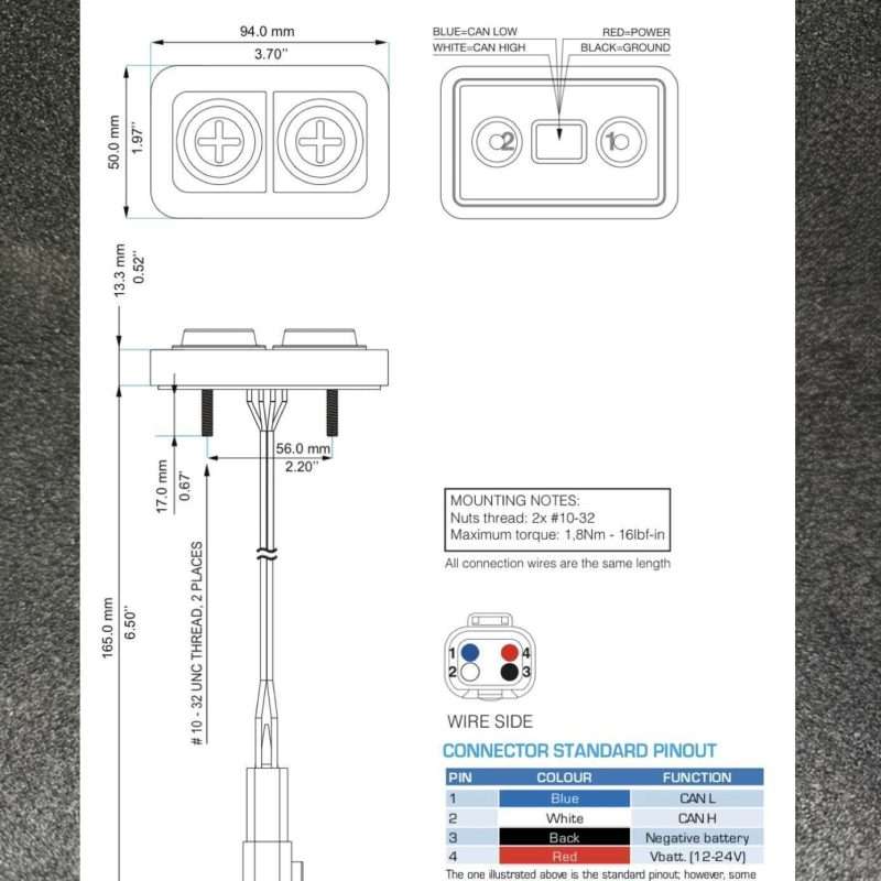 blink marine 2 button keypad
