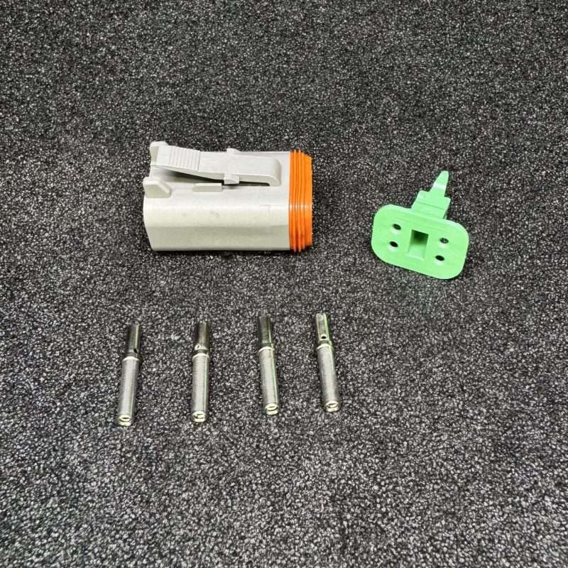 deutsch dt 4 way male connector