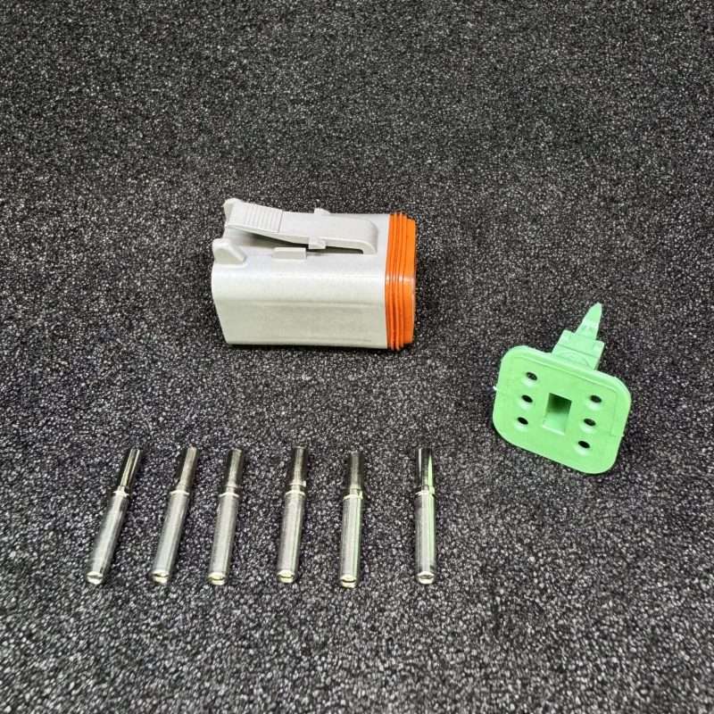 deutsch dt 6 way male connector