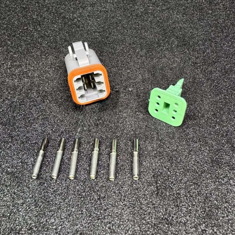 deutsch dt 6 way male connector