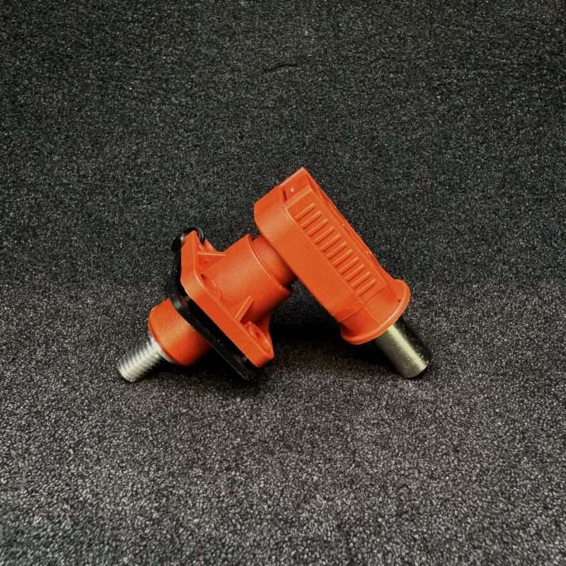 RADLOK Bulkhead and Connector Cable Kit - Red (5.7mm to M6)