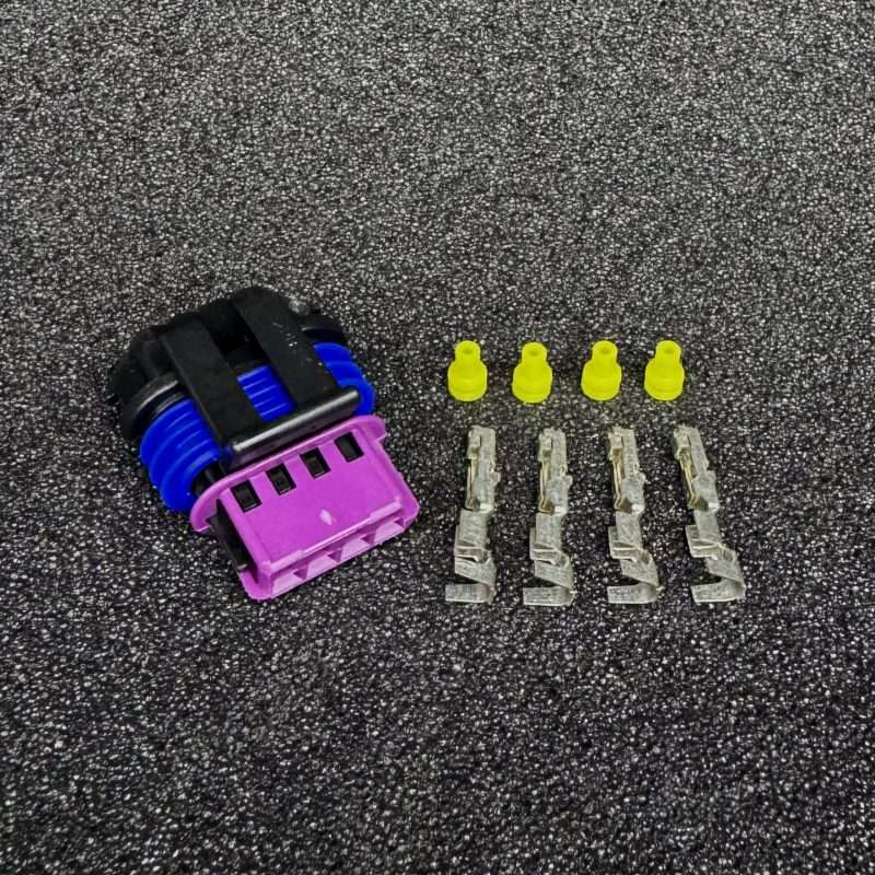GM LS Idle Solenoid Connector Kit – 4-Way Delphi Mushroom Keyway